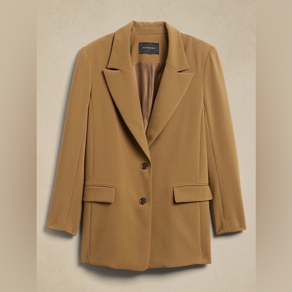 Banana Republic BOYFRIEND BLAZER Horsehair brown Size 10